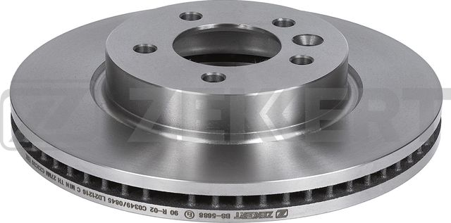 Тормозной диск Zekkert передний для Land Rover Discovery III 2004-2009. Артикул BS-5688