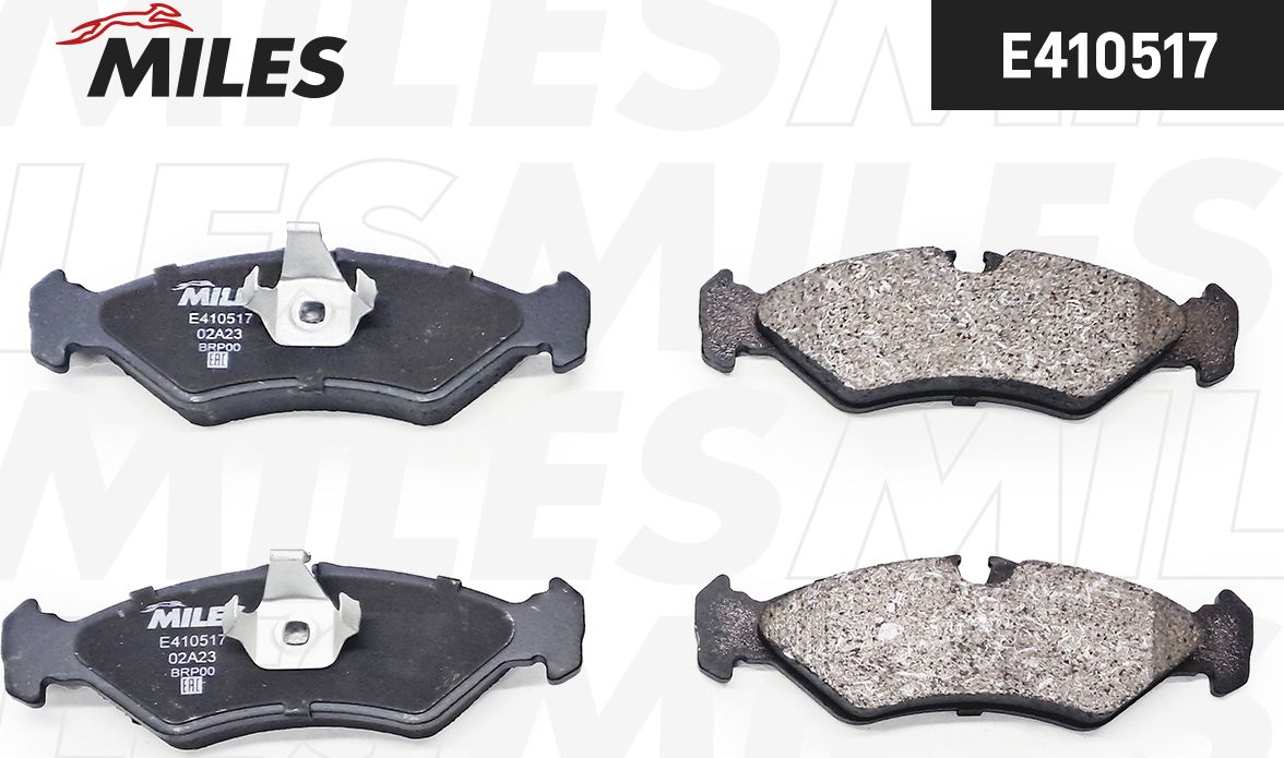 Тормозные колодки Miles (Low-Metallic). Артикул E410517