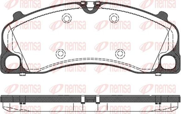 Тормозные колодки Remsa. Артикул 1509.00