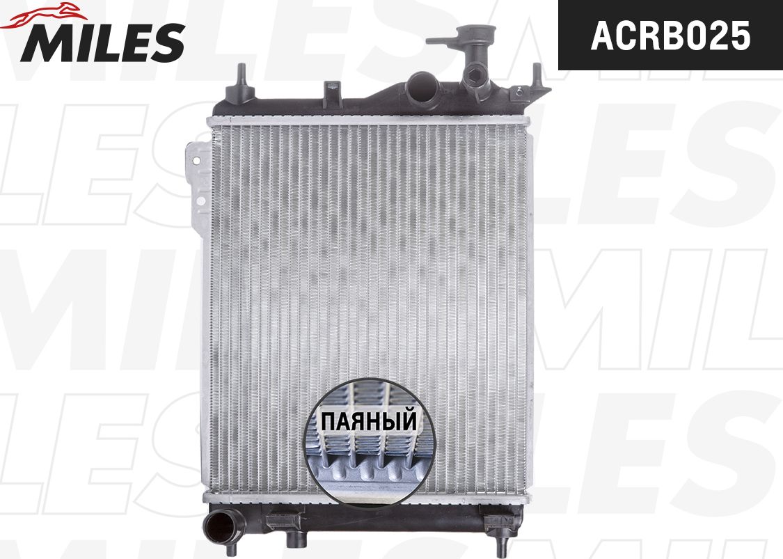 Радиатор охлаждения двигателя Miles (алюминий). Артикул ACRB025