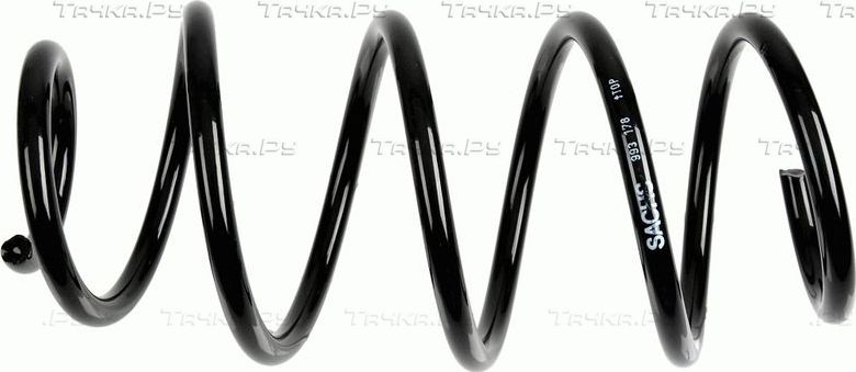 Пружина подвески SACHS для SEAT Ibiza IV 2008-2015. Артикул 993 178
