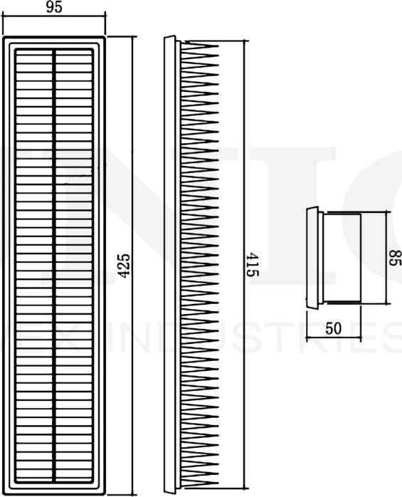 Фильтр воздушный (Unio). Артикул FLT-10119