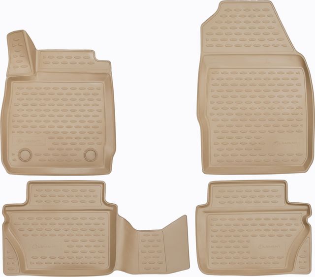 Коврики Element для салона Ford Fiesta VI рестайлинг седан, хэтчбек 2015-2019 БЕЖЕВЫЕ. Артикул 1624172b