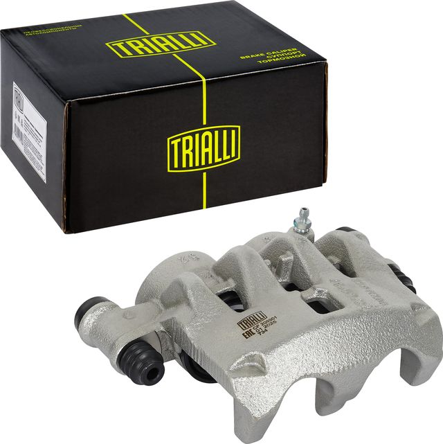 Тормозной суппорт Trialli передний левый для Citroen Jumper II 2006-2026. Артикул CF 208901