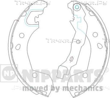 Тормозные колодки Nipparts. Артикул J3501055