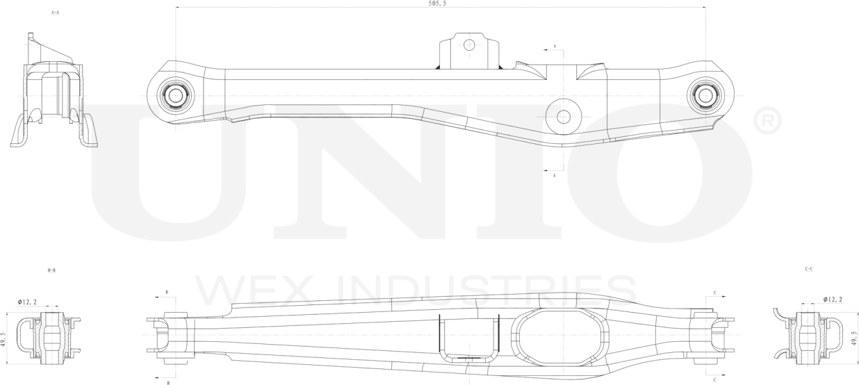 Рычаг подвески (Unio). Артикул SSP-40181
