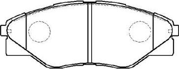 Тормозные колодки HSB. Артикул HP9993