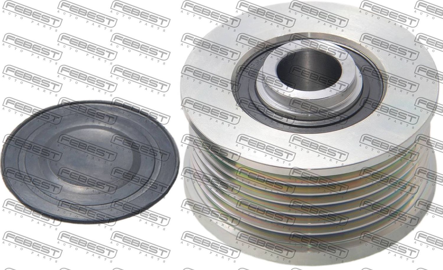 Шкив генератора Febest для Nissan Cabstar F24M, F24W 2006-2013. Артикул NDS-Z51