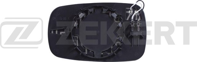 Зеркальное стекло бокового зеркала Zekkert. Артикул SP-1035
