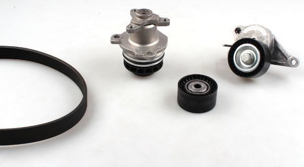 Комплект ремня ГРМ с помпой Hepu. Артикул PK09640