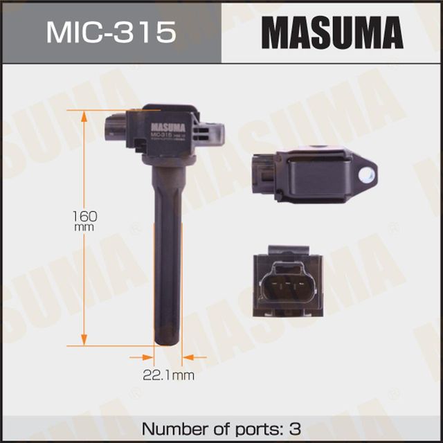 Катушка зажигания Masuma. Артикул MIC-315