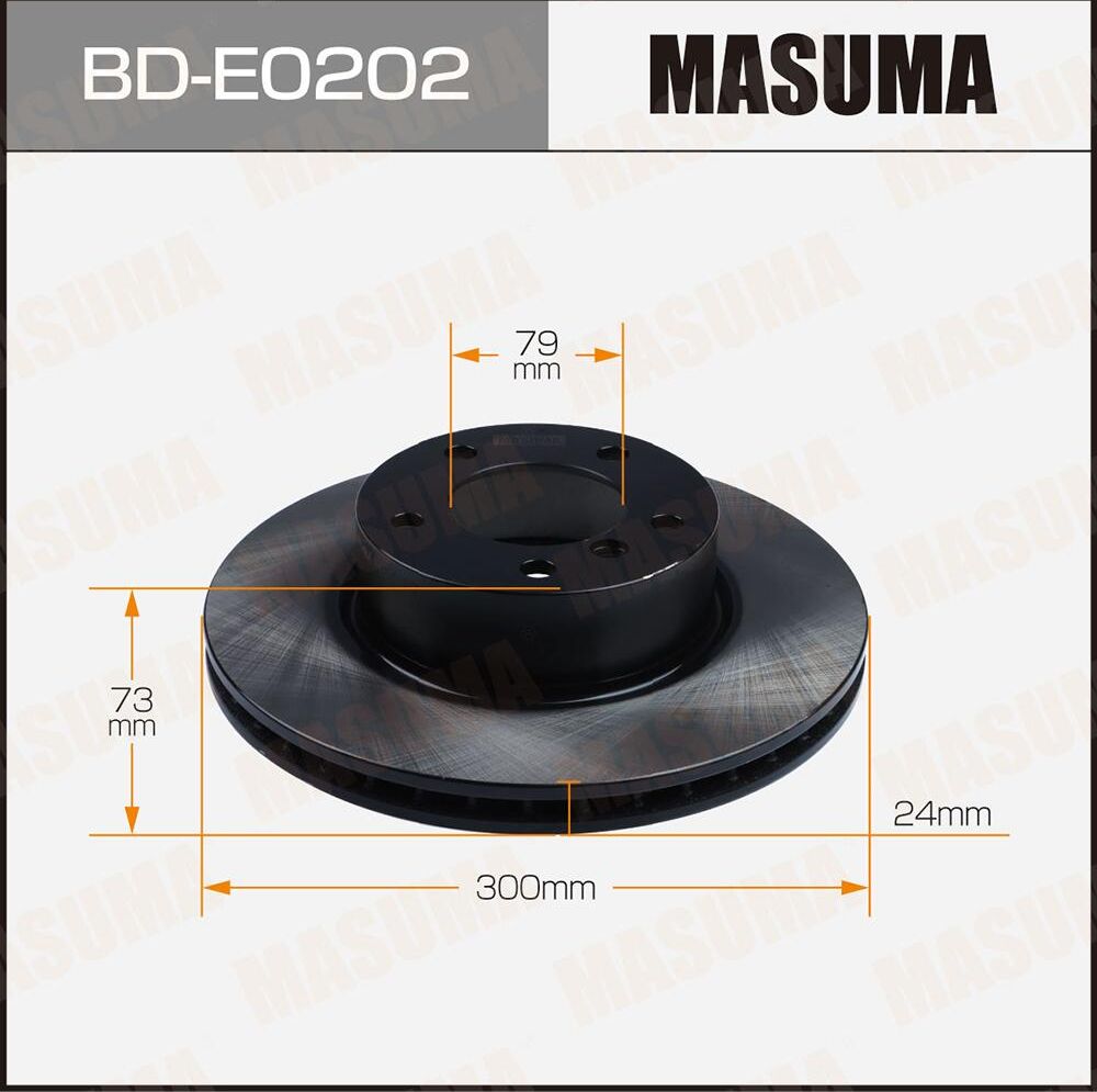 Диск тормозной (Masuma). Артикул BD-E0202