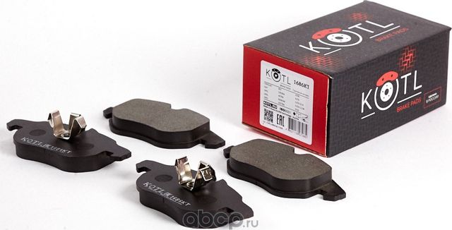 Заменен на XKTL-1657KT!!! Колодки тормозные дисковые к-т CITROEN JUMPER/FIAT DUCATO/PEUGEOT BOXER (Kotl) Kotl. Артикул 1686kt