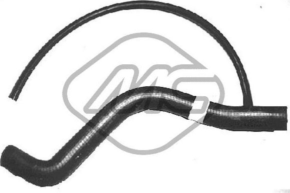 Патрубок радиатора (системы охлаждения) Metalcaucho. Артикул 07923