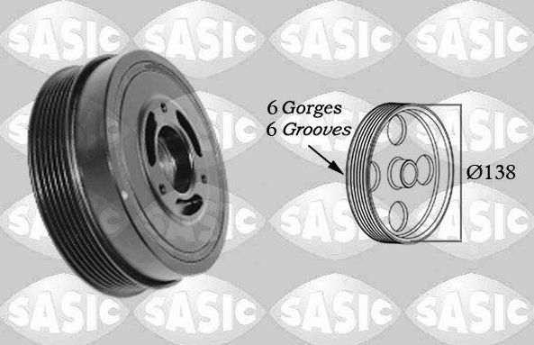 Шкив коленвала Sasic для MINI Cabrio I (R52) 2004-2007. Артикул 2156082