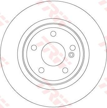 Тормозной диск TRW. Артикул DF6886