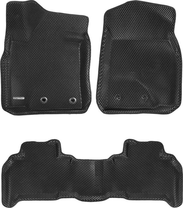 Коврики Euromat 3D EVA для салона Toyota Land Cruiser 200 рестайлинг 2012-2021. Артикул EM3DEVA-005103