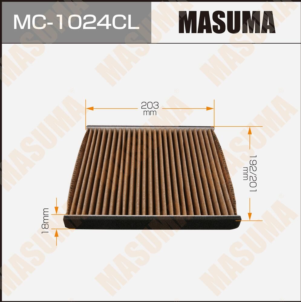 Салонный фильтр Masuma. Артикул MC-1024CL