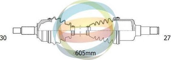 Вал приводной (ODM). Артикул 18231160