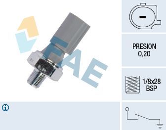 Датчик давления масла FAE. Артикул 12830
