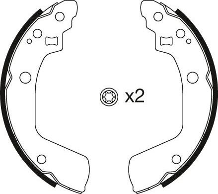 Тормозные колодки TRW. Артикул GS8793