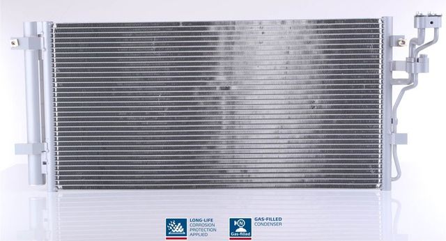 Радиатор кондиционера (конденсатор) Nissens (алюминий) для Kia Magentis II 2005-2010. Артикул 940260