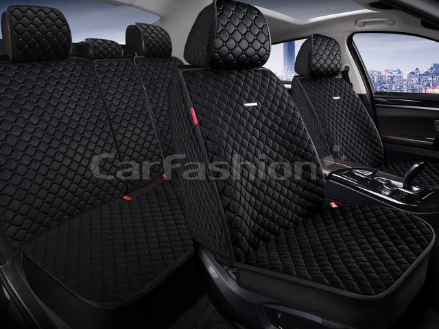 Накидки универсальные CarFashion Polo Plus для авто, цвет Черный. Артикул 27337