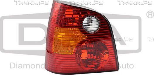 Фонарь задний DPA левый для Volkswagen Polo IV 2001-2010. Артикул 89450215102