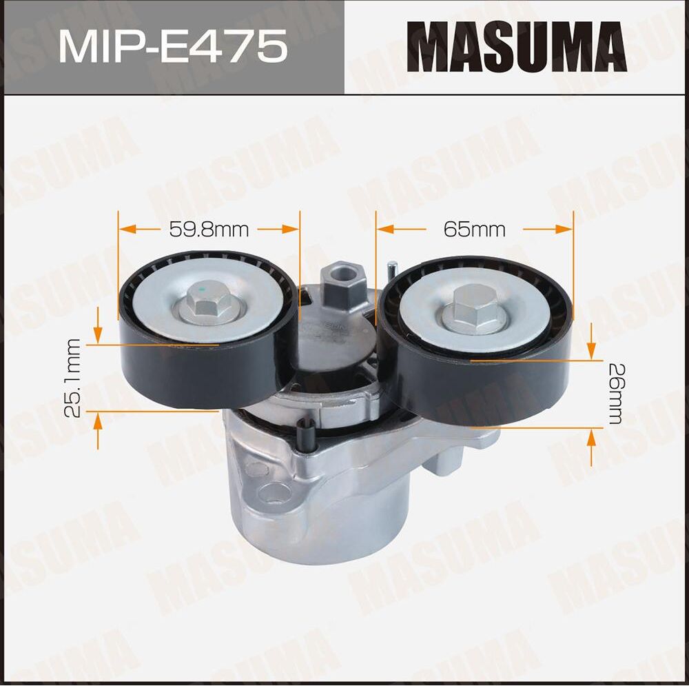 Натяжитель ремня привода навесного оборудования (Masuma). Артикул MIPE475