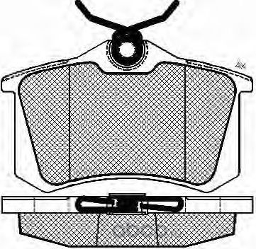 Тормозные колодки Renault. Артикул 440605713R