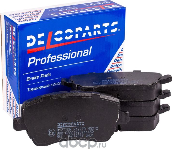 Колодки тормозные передние Lada LARGUS  Renault DUSTER  Nissan NOTE (Delcoparts). Артикул 19374037