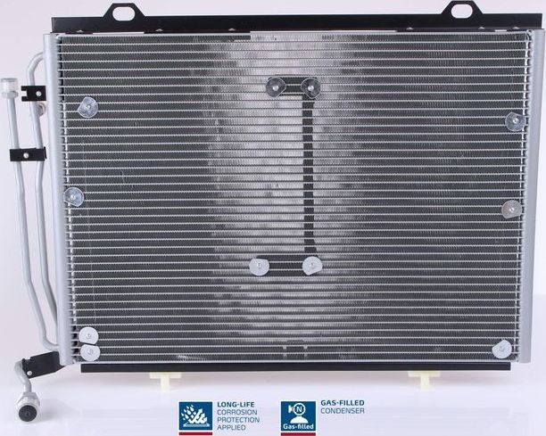 Радиатор кондиционера (конденсатор) Nissens (алюминий) для Mercedes-Benz C-Класс I (W202) 1997-2001. Артикул 94376