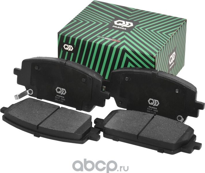 Колодки тормозные дисковые передние (Pilenga). Артикул FDP3466