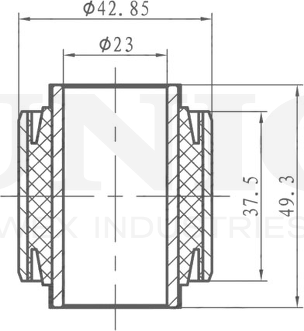 Сайлентблок реактивной тяги (Unio). Артикул RMP-20266
