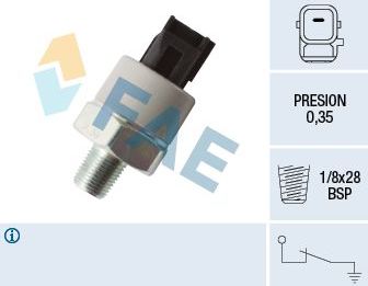 Датчик давления масла FAE. Артикул 12549