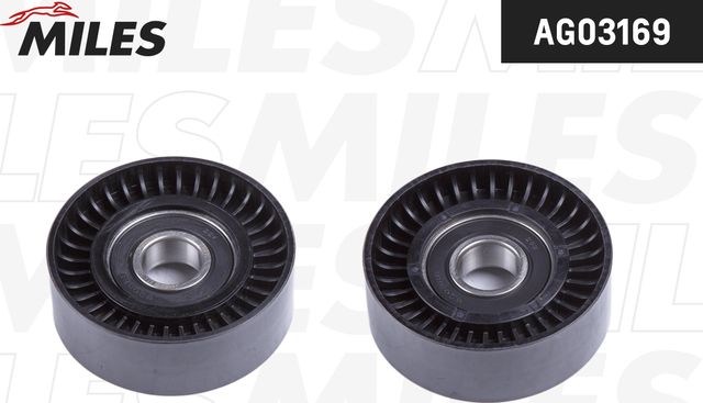 Натяжной ролик (натяжитель) приводного ремня Miles. Артикул AG03169