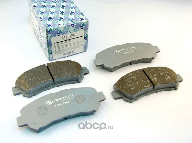 КОЛОДКИ ДИСКОВЫЕ (Trustauto). Артикул TABP2386