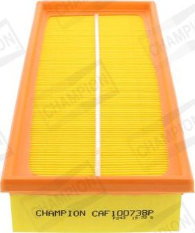 Воздушный фильтр Champion для LTI TX I 2002-2002. Артикул CAF100738P