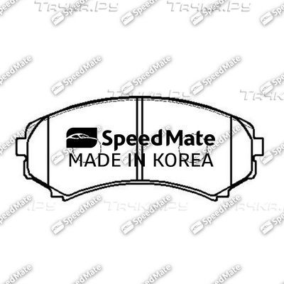 Тормозные колодки SpeedMate. Артикул SM-BPJ186