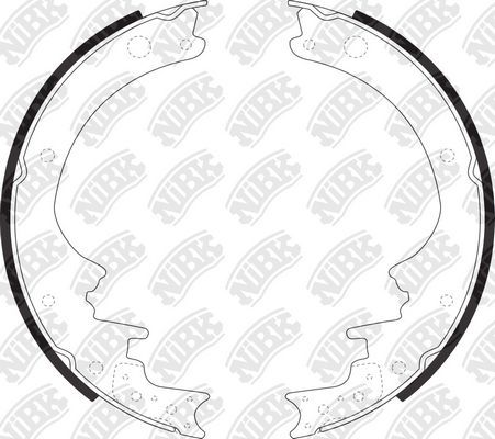 Тормозные колодки NiBK. Артикул FN1146