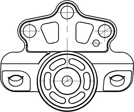 Опора амортизатора для а м Opel Corsa D (06-) (задн. прав.) (SA 2160) (Trialli). Артикул SA2160