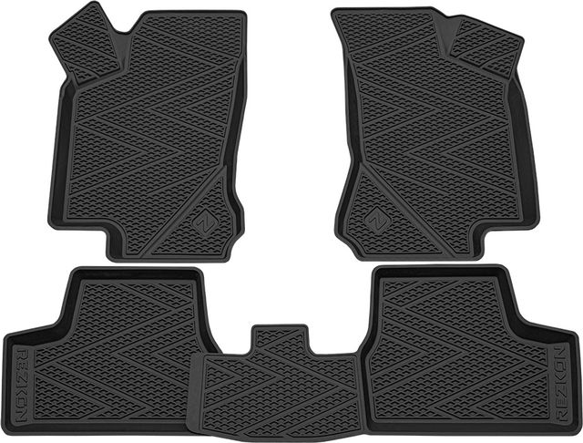 Коврики Rezkon резиновые Ячеистый Ромб для салона Lada Granta I 2011-2026. Артикул 1239015100