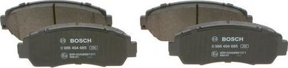 Тормозные колодки Bosch (Low-Metallic) передние для Honda CR-V IV 2012-2018. Артикул 0 986 494 685