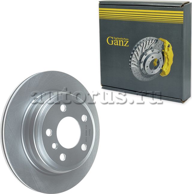 Диск тормозной задний (Ganz). Артикул GIJ06035