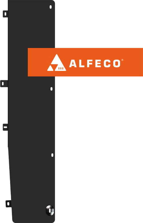 Защита Alfeco для топливной и тормозной магистрали Changan CS35 Plus 2018-2026. Артикул ALF.57.08