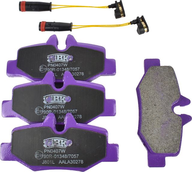 Тормозные колодки NiBK задние для Mercedes-Benz Viano I (W639) 2003-2014. Артикул PN0407W