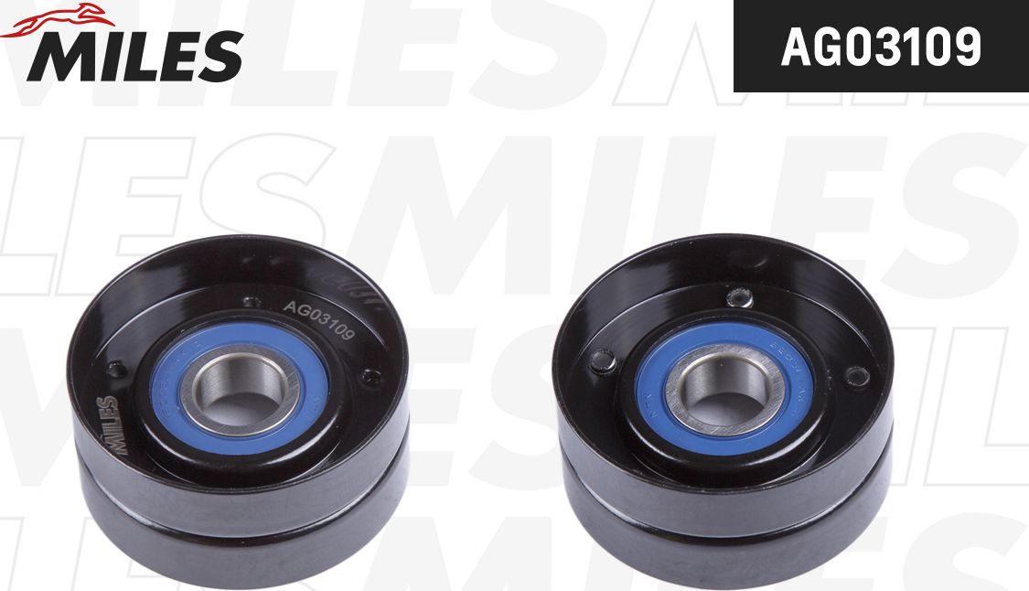 Натяжной ролик (натяжитель) приводного ремня Miles. Артикул AG03109