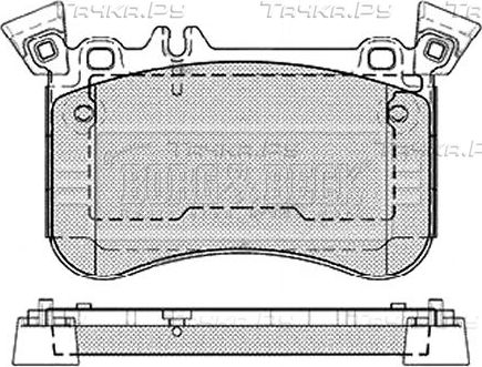 Тормозные колодки Borg & Beck. Артикул BBP2467