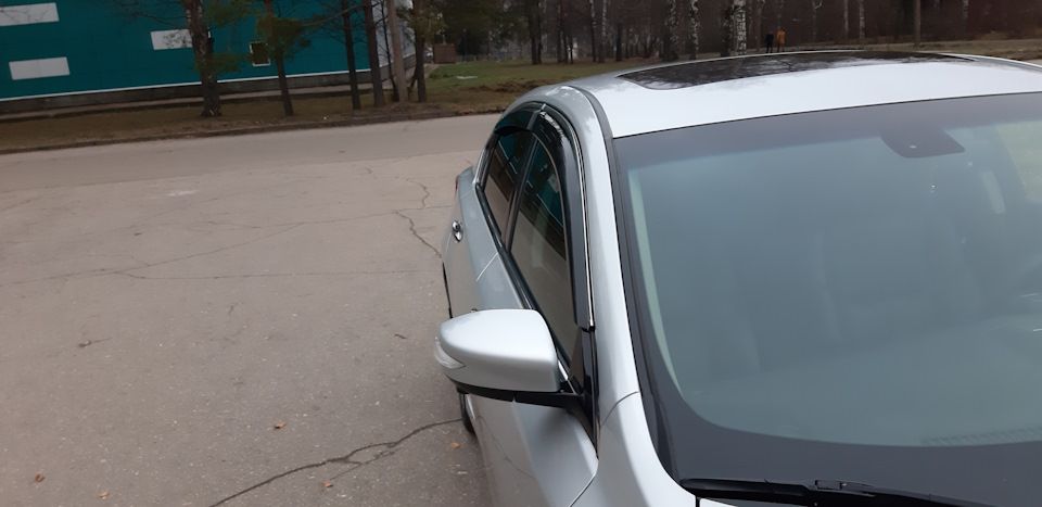 Дефлекторы Alvi-Style для окон (с нерж. молдингом) Nissan Teana L33 2013-2026. Артикул ALV356M