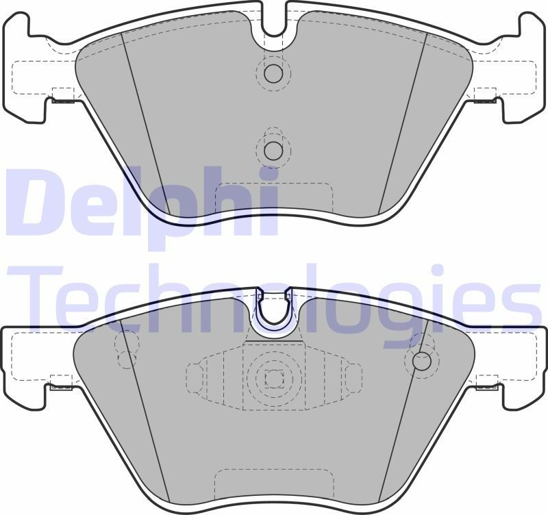 Тормозные колодки Delphi (Low-Metallic). Артикул LP1960